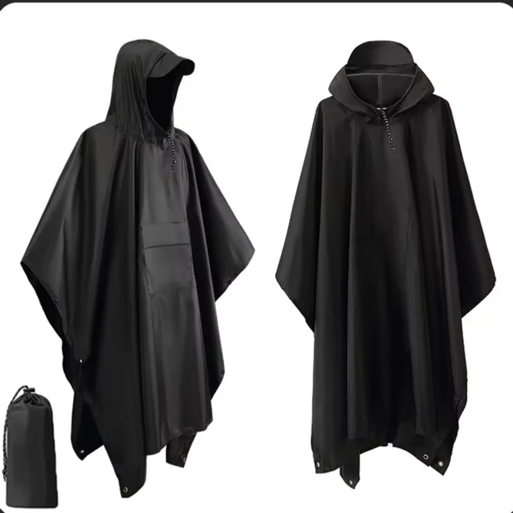 Emergency Poncho Rain - Многофункциональный уличный дождевик 3-в-1 с капюшоном,