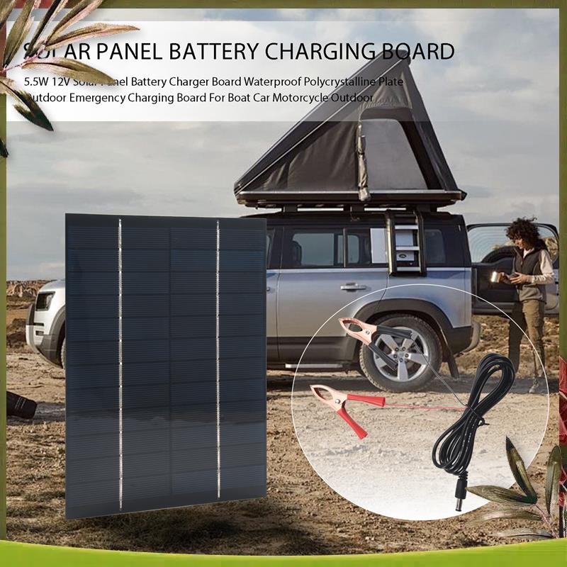AB98-5,5 Вт 12 В солнечная пан – обзор и цена Solar Emergency Charger