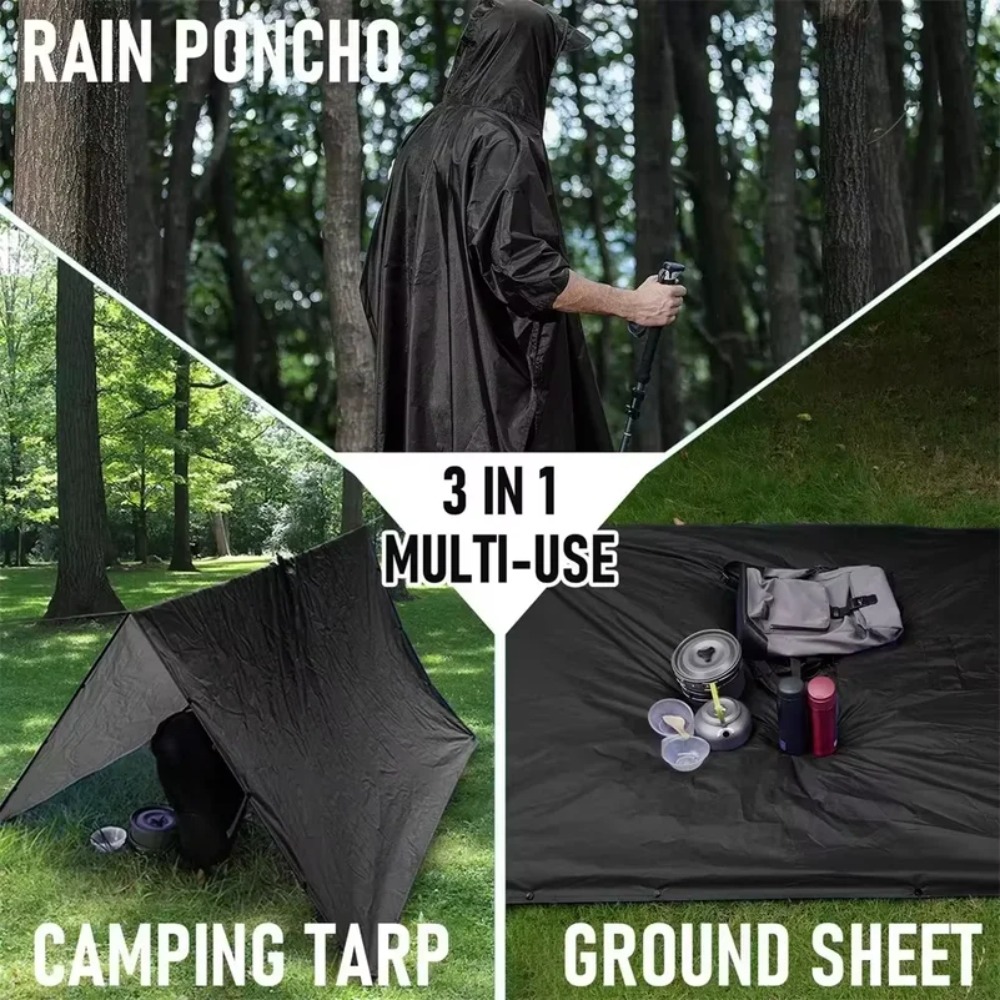 Многофункциональный уличный до – обзор и цена Emergency Poncho Rain