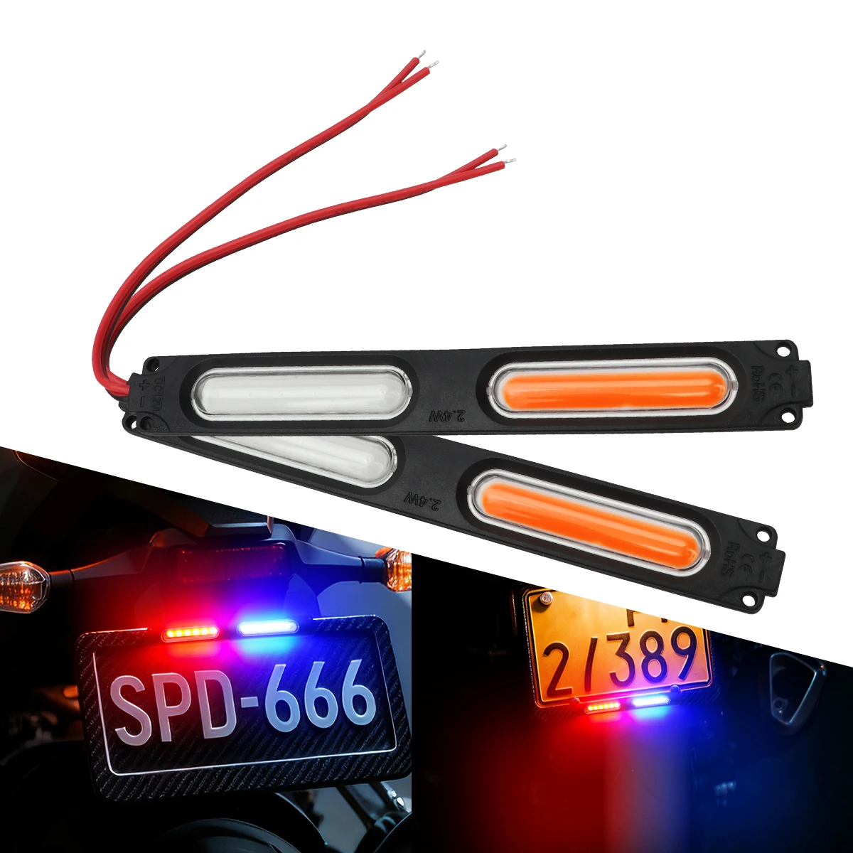Красно-синий мигающий светодио – обзор и цена Sos Light Strobe